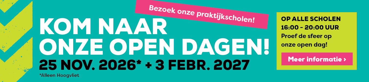 Accent Praktijkonderwijs open dag header